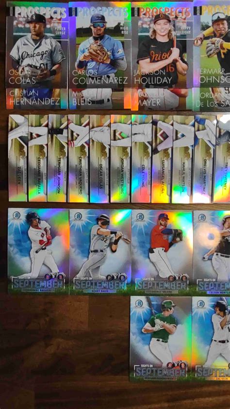 Sportlots Auctions Bowman Draft Chrome Prospect Lot