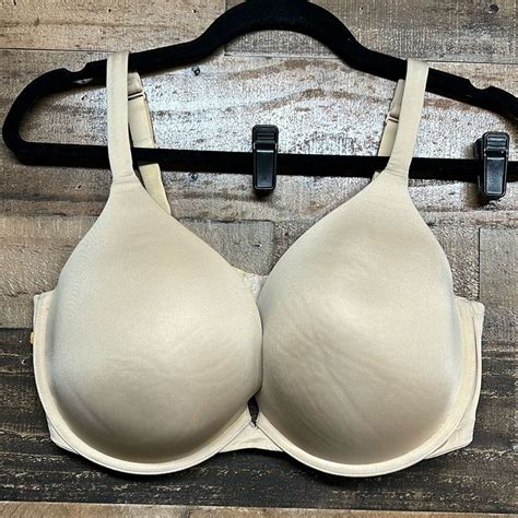 Cacique Smooth Boost Plunge Nude Bra Women S Size 38F Gem