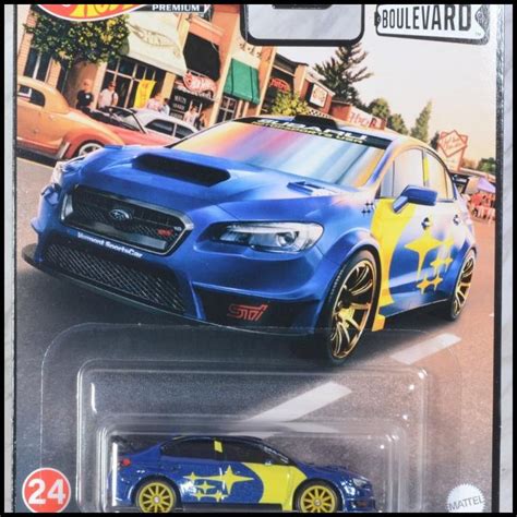 Premium Hot Wheels Boulevard 2019 Subaru Wrx Rubber Tires Shopee