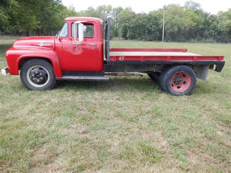 1956 Ford F600 Flatbed Truck Bigiron Auctions