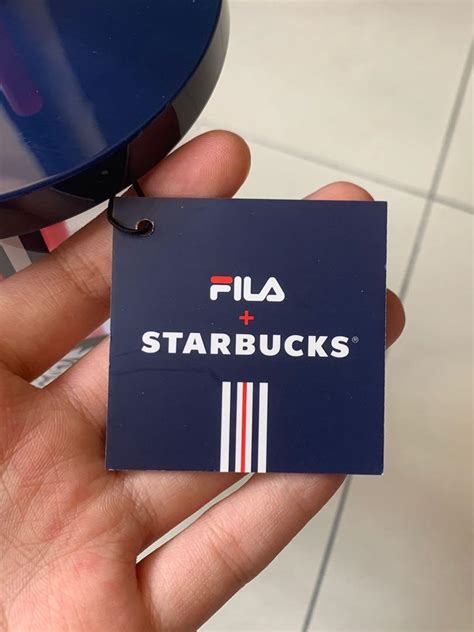 Starbucks X Fila Limited Edition Plastic Cold Cup Flask Furniture