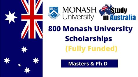 Monash University Scholarships Funded By Australian Government 2023 24