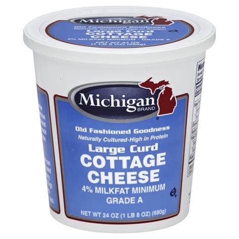 Michigan Brand Milkfat Large Curd Cottage Cheese Oz Shipt