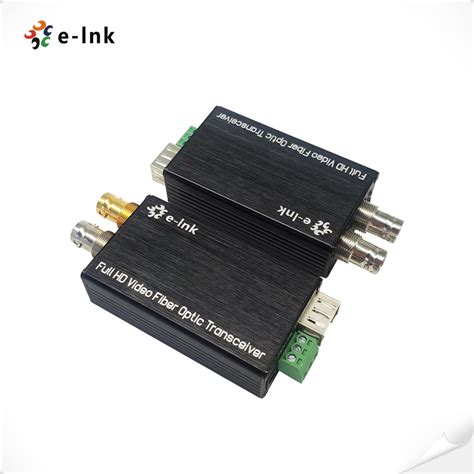 Mini Hd Sdi Fiber Converter With Sfp Transceiver Tally Or Reverse Rs