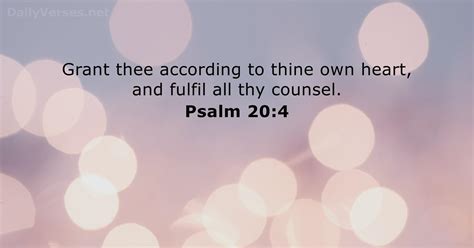 Psalm 20 - KJV - DailyVerses.net