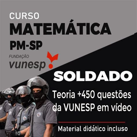 Matemática Soldado Pmsp Vunesp é BOM AnáliseProfessor Adriano Araújo