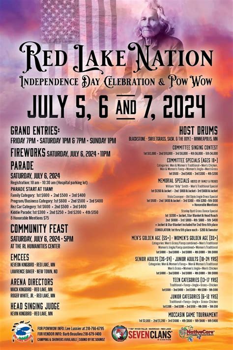 Red Lake Nation Independence Day Celebration And Pow Wow July 5 6