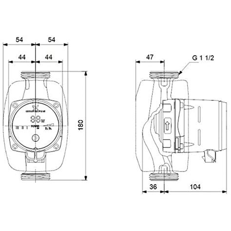 Grundfos Heizungsumw Lzpumpe Alpha V Pn Mm Typ Rp Z