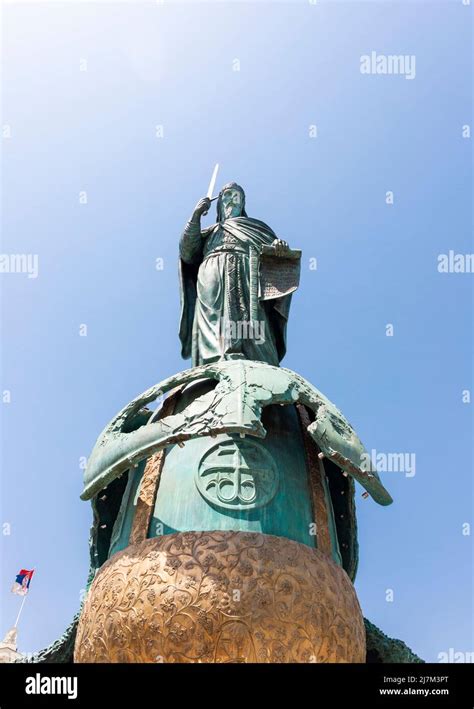 Stefan Nemanja The Grand Prince Of Serbia Monument In Belgrade Serbia