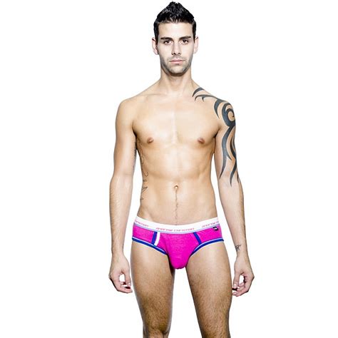 Andrew Christian Tighty Whitie Punked Brief With Almost Naked Pouch