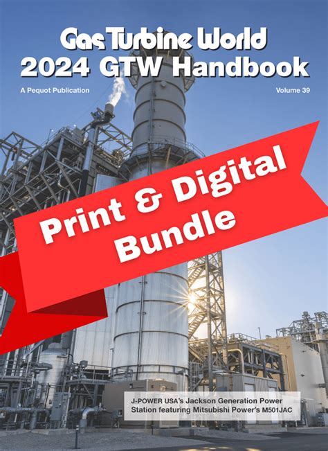 Gas Turbine World Handbook 2024 Print And Digital Bundle Gas Turbine