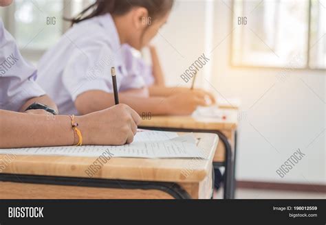 Students Using Pen Image & Photo (Free Trial) | Bigstock