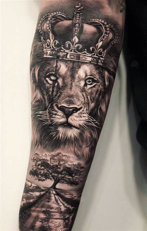 Mens Tattoo Ideas Lion Tattoo Sleeves Lion Forearm Tattoos Lion