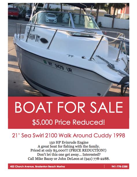 Boats For Sale - Bradenton Beach Marina