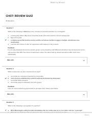 Ch 7 Quiz Pdf Made By Norton CH07 REVIEW QUIZ 24 Questions Question