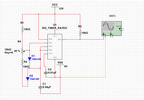 555定时器构成的占空比可调的方波发生器 实验报告文档之家