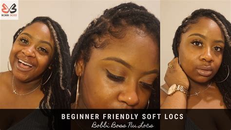 Soft Locs Tutorial 18 Faux Locs Using Bobbi Boss Nu Locs Youtube