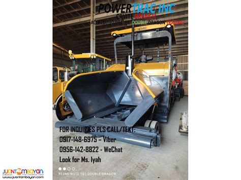 XCMG RP603 CRAWLER ASPHALT PAVER MAX PAVING WIDTH 6 MTRS