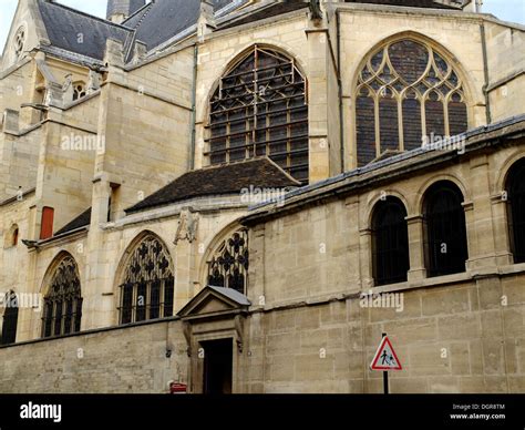 Eglise Saint Etienne Du Mont Church Nears The Pantheon Old Town Paris