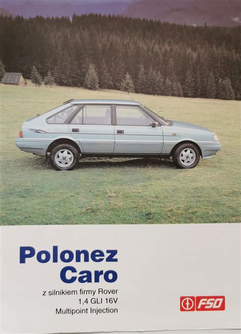 Prospekt Fso Polonez Niska Cena Na Allegro Pl