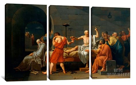 Jacques Louis David La Mort De Socrate 1787 Galerie De Etsy France