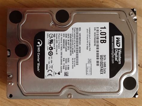 Dysk WD Black WD1002FAEX 1 TB 3.5 Gdańsk Jasień • OLX.pl