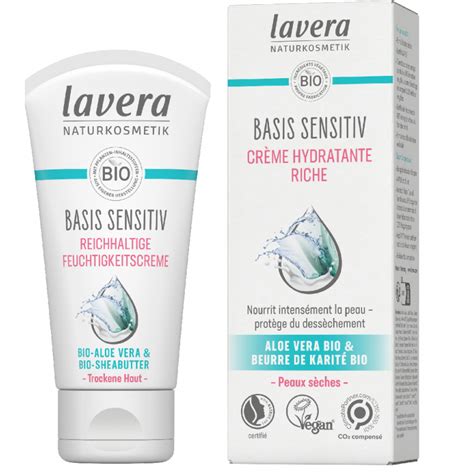 Lavera Cr Me Hydratante Riche Aloe Vera Bio Et Karit Bio Basis Ml