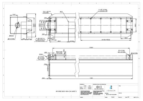 Manufacturing Drawing Service 2D 3D CAD CAD Outsourcing Company