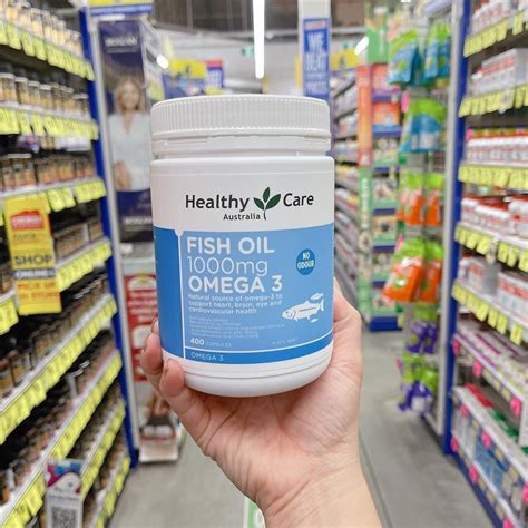 Dầu Cá Omega 3 Healthy Care Fish Oil 1000mg Của Úc 400 viên MixASale