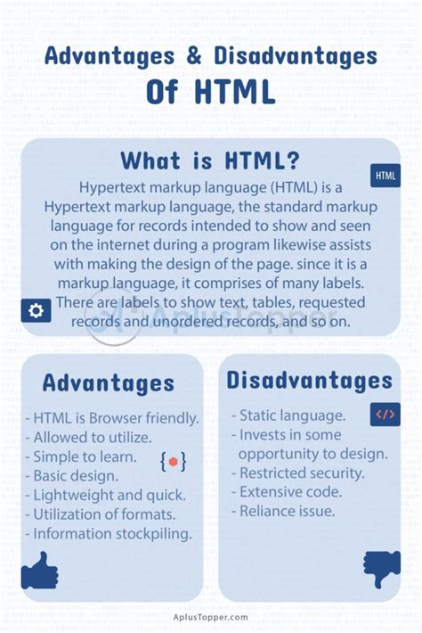 Advantages And Disadvantages Of HTML What Is HTML Top 5 HTML