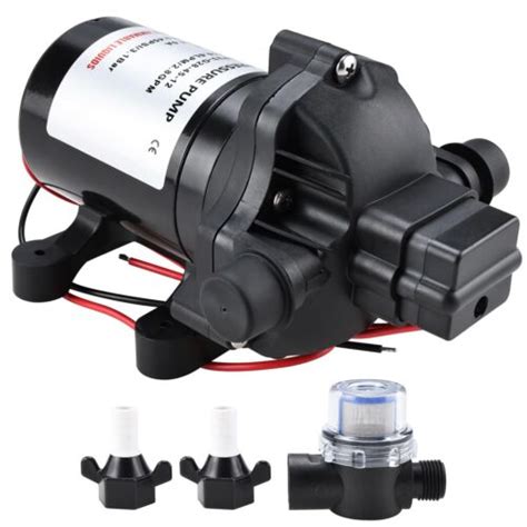 Amarine Made 12V 2 8 GPM 45 PSI Water Pressure Diaphragm Pump For Boat