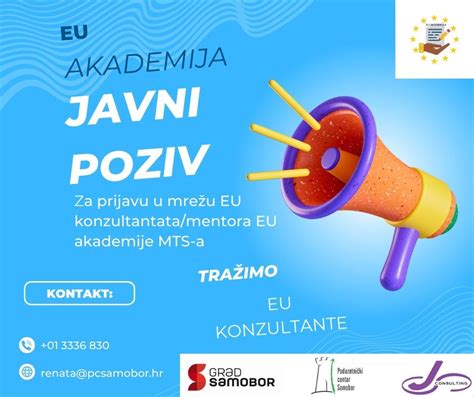 Javni Poziv Za Prijavu U Mre U Konzultanata Mentora Eu Akademije Malog