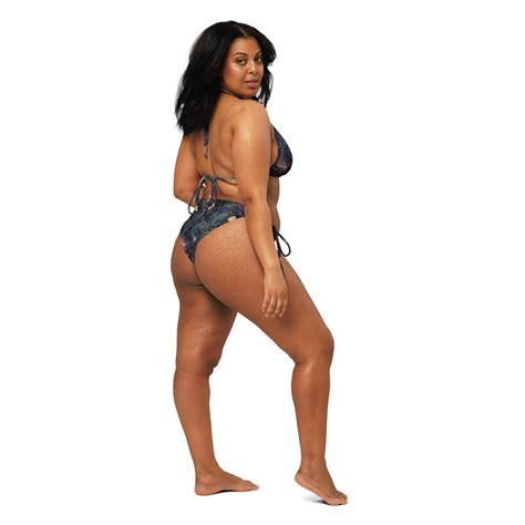 Galaxy String Bikini Celestial Bikini Women S Swimwear Boho Swimwear Boho Bikini Full