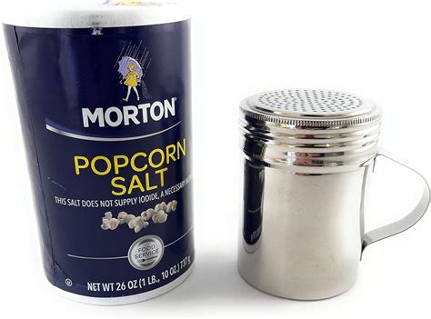 Popcorn Salt And Shaker Bundle Includes 1 Container Of