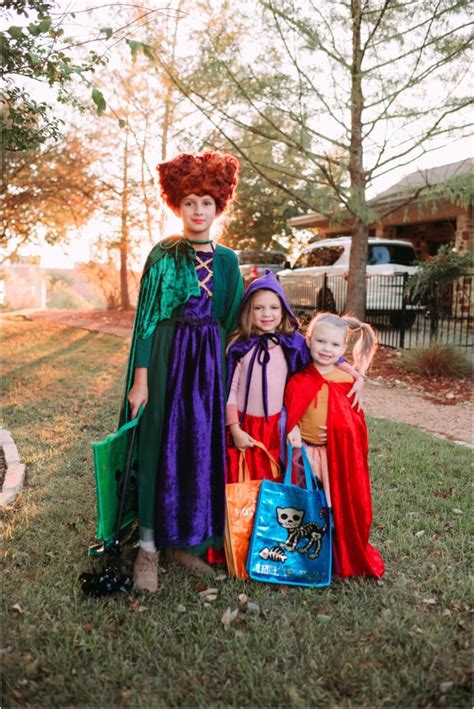 OUR DIY Hocus Pocus Sanderson Sisters costumes! - Life With Littles