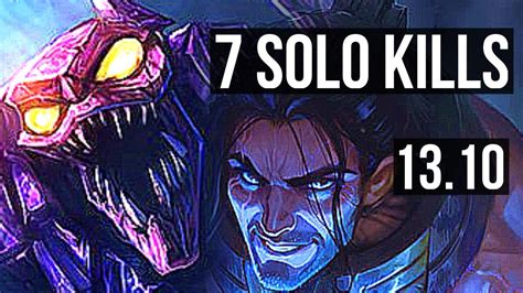 SKARNER Vs SYLAS JNG 7 Solo Kills Rank 8 Skarner 1 1M Mastery