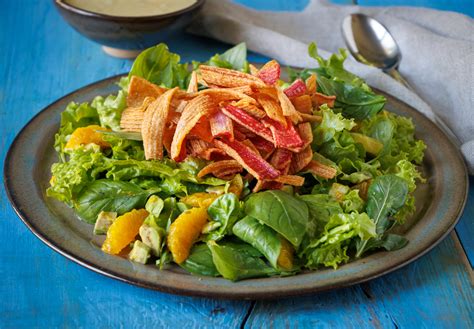 Ensalada De Verdes Y Kani Kama Crocante Kani Kama