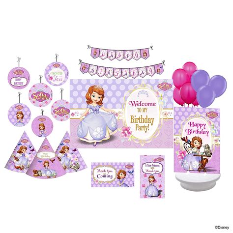 Pretty Ur Party Sofia The First Party Decorations Kit Pcs Includes