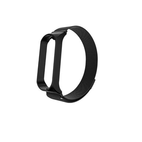 Mi Band Stainless Steel Milanese Black Magnetic Oem