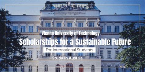 Scholarships for a Sustainable Future at Vienna University of ...