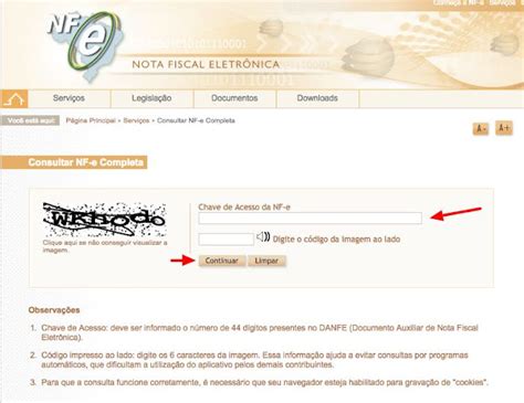 Como Consultar Nota Fiscal Eletr Nica Pela Chave Da Nf E