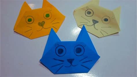 Origami Cat Easy Diy Paper Craftsorigami Cat Fakehow To Make Paper