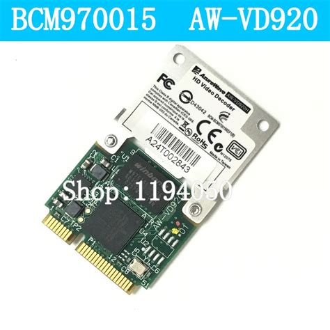 Broadcom BCM970015 70015 Crystal HD Video Decoder Mini PCI E Adapter ...