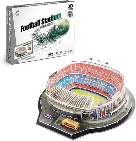 Стадион Камп Ноу. Огромные 3D пазлы "Camp Nou" Трехмерный конструктор ...
