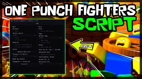 Best One Punch Fighters Script So Op Youtube