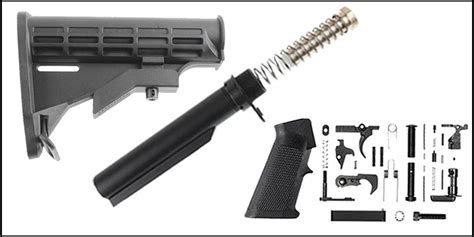 Stock Buffer Tube Kit Omega Ar M Carbine Mil Spec Buttstock