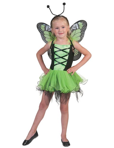 Costum Fluture Zana Verde Fete 8 10 Ani