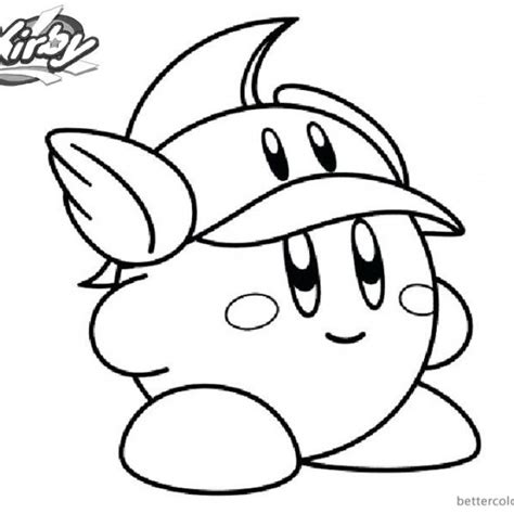 Kirby Coloring Pages Picture Bandana Waddle Dee - Free Printable Coloring Pages