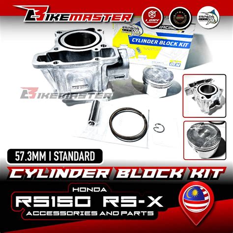 Rs Rsx Cylinder Block Kit Set I Complete Set I Mm Espada Oem Std