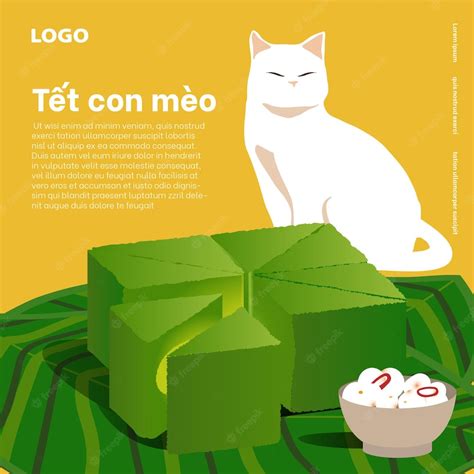 Premium Vector | Vietnamese food for Lunar new year